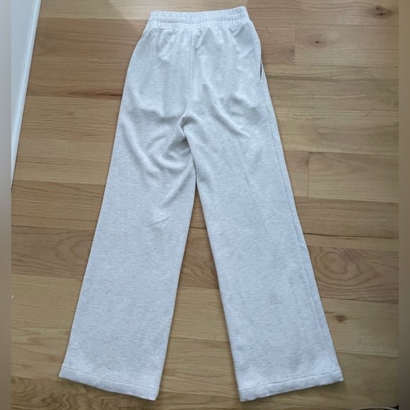 Varley Wide Leg Pant - Ivory Marl - Picture 5 of 12